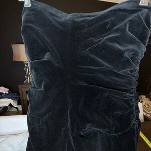 Theory from Neiman Marcus velvet strapless dress